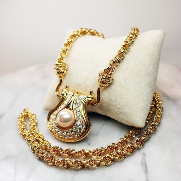 VINTAGE KENNETH LANE FRANCE WORLD TOUR NECKLACE - Picture 5 of 16